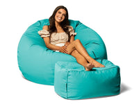 Positano Outdoor Bean Bags 112cm turquoise
