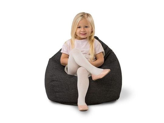 Cuba Denim Kids bean Bag Charcoal Denim 60CM