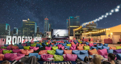 Promotional image of bean bag chair